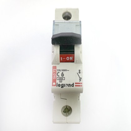 Legrand Tenby Lexic 06372 C6 6A 6 Amp MCB Circuit Breaker Trip Type C